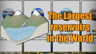 The largest Reservoirs in The World by Volume [upl. by Jillian]