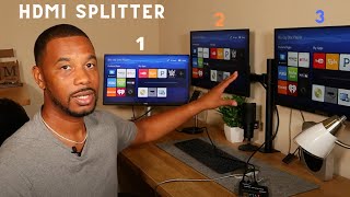 What is an HDMI Splitter  How to setup Multiple Displays [upl. by Eyahc791]