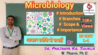 Microbiology  Introduction Branches Scope and Importance  BP 303T  L1 [upl. by Gitel601]