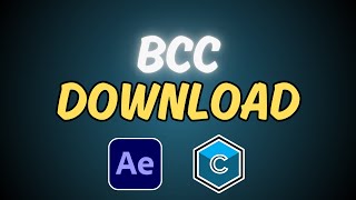 How to Install BCC Plugin In After Effects [upl. by Yliab15]