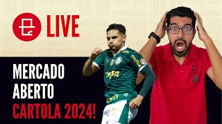 🔴 LIVE DICAS ABERTURA CARTOLA FC 2024 A VALORIZAÇÃO VAI MUDAR [upl. by Aerdnua]