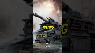 Schwerer Gustav Nazi Germany Most Dangerous Super Weapon in WW2 shorts history war army [upl. by Nnaecyoj]