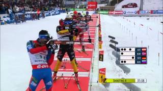 Biathlon WM Staffel der Männer in Nove Mesto 2013 [upl. by Isolde]