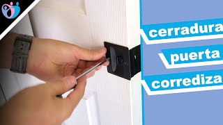 Cómo instalar una cerradura para puerta corrediza [upl. by Edithe471]