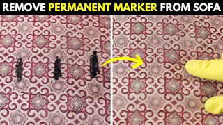 3 Best Ways to Remove Permanent Marker from Sofa [upl. by Linnet]