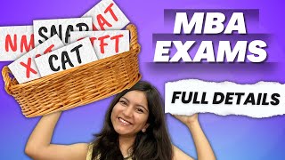 All MBA Entrance Exams FULL DETAILS Exam Dates Fees Colleges Accepted Exam Pattern amp More [upl. by Alel873]