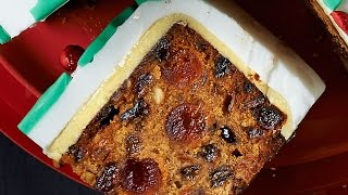 Christmas Cake Recipe  Xmas Cake Recipe  Easy Fruit Cake Recipe [upl. by Waddle]