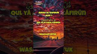 Al kafirun ayat 1 RusmaMuslimah shortsvideo [upl. by Farika]