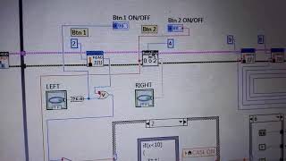 LEDS y dos Pulsadores por secuencia derecha e izquierda LABVIEW y ARDUINO [upl. by Yboj]