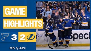 Game Highlights Blues 3 Lightning 2 [upl. by Allimak]