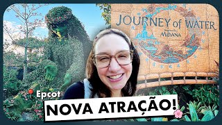 COMO É A NOVA ATRAÇÃO DA MOANA NO EPCOT TUDO SOBRE A JOURNEY OF WATER [upl. by Ane292]