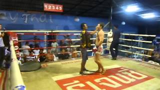 Tom from Australia fighting for Diamond Muay Thai [upl. by Jacobsen]