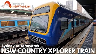 What’s Australia’s Regional train service like NSW Trainlink Xplorer  Sydney to Tamworth [upl. by Elocim908]