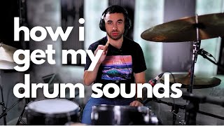 How I Record Drums in My Home Studio  Walkthrough [upl. by Lerat]