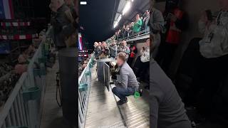 The eagle searched for his mistress throughout the stadium shortvideos [upl. by Yadahs]