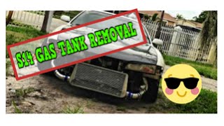 S14 Gas Tank Removal [upl. by Romelle15]