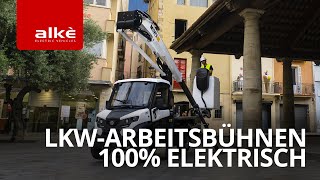 Neue LKWArbeitsbühnen 100 elektrisch  Alkè [upl. by Sexela]