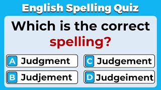 Spelling Quiz  CAN YOU SCORE 2020  Part 36 [upl. by Tucky989]