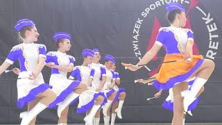 Majorettes NCK SOKÓŁ  Nisko  Mażoretki  stage baton classic senior  Stalowa Wola [upl. by Ynaffets]