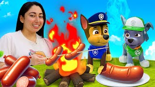 ¡Paw Patrol van de pícnic en la Guardería Infantil Juguetes de la Patrulla Canina [upl. by Marr718]