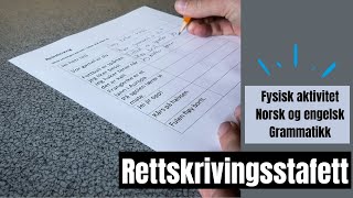 Lærerhverdag Arbeid med rettskrivings og grammatikkstafett [upl. by Nicholas83]