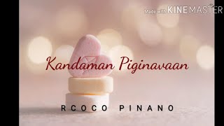 Kandaman Piginavaan Karaoke Versi Piano [upl. by Uol215]