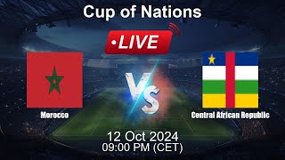 🔴 LIVE Morocco vs Central African Republic  Football Live Score  CAF Africa Cup of Nations [upl. by Laleb333]