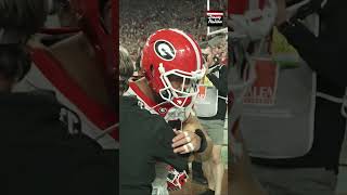 Kirby Smart makes sure to embrace his Dawgs coming off the field at Alabama [upl. by Dare]