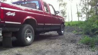 1995 f150 58 FLOWMASTER SUPER 44 NO CAT [upl. by Yattirb469]