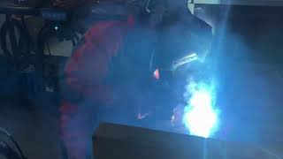 suitcase flux cored wire MIG 500 welding machine [upl. by Noimad]