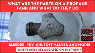 OVERVIEW of The PARTS of A PROPANE Tank  Valves LOCATED and EXPLAINED 👍👍 [upl. by Holden470]