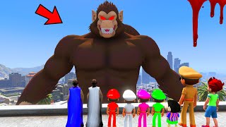 LITTLE SINGHAM WITH SHIVA KICKO SHINCHAN FOUND BIGGEST EVER KICKO IN GTA 5 8 [upl. by Maxie]