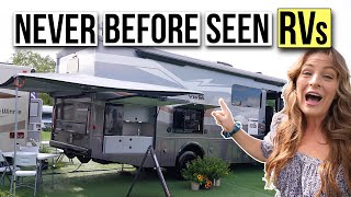 15 Amazing RV Tours amp What’s New for 2023 at the Hershey RV Show [upl. by Anialeh]