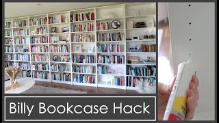 IKEA Billy Bookcase Hack  Hiding The Holes [upl. by Eilrahc]