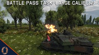 War Thunder  Battle Pass Task Large Calibers [upl. by Zinck]