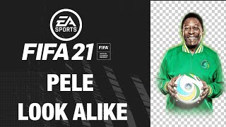 FIFA 21  HOW TO CREATE PELE  PRO CLUBS LOOK ALIKE TUTORIAL [upl. by Connell]