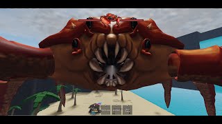 Titan Crab vs 100 Crab boss  TSB [upl. by Volotta]