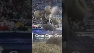 Backflip In The MUD Monstertruck automobile shorts stunt monsterjam truck racing motorsport [upl. by Teerpnam49]