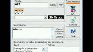 Cruci LAB e Cruci SOL Cruciverba  Editor di Parole Crociate In italiano per Windows [upl. by Nauqaj]