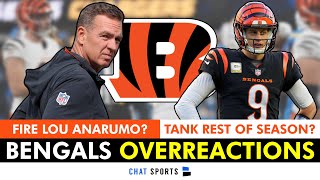 MASSIVE Bengals Rumors After Loss To Chargers Fire Lou Anarumo Should Bengals Tank Rest Of Season [upl. by Hpseoj979]