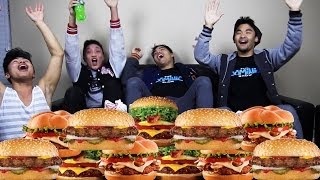 Ultimate Burger CHALLENGE [upl. by Isiad608]