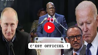 CEST OFFICIEL  EN DIRECT FELIX TSHISEKEDI VIENT DE PRENDRE DES DECISIONS QUI VONT [upl. by Isahella933]