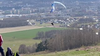 Paragliding Collapse crash [upl. by Liris918]