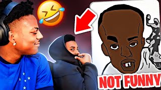 iShowSpeed😂 Reacts To His Fan Art with his brother Jamal FUNNY🔥 [upl. by Uriisa]