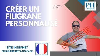 Créer un filigrane personnalisé rapidement [upl. by Gaspard]