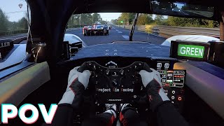 Le Mans is STUNNING in LMU  Triple 55quot Tvs  Fanatec CS DD [upl. by Kaltman]