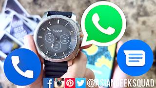 Fossil Gen 6 Hybrid Smartwatch  Usability Review  Phone Calls SMS WhatsApp Notifications [upl. by Llerol]