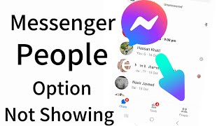 how to solve people option not showing on messengerfix messenger people option not showing problem [upl. by Tybi]