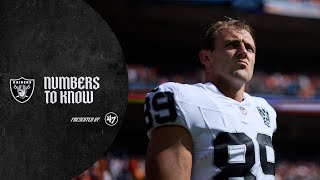 All the Numbers to Know for RaidersSteelers Week 6  Raiders  NFL [upl. by Vena]