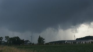 BowEcho Bookend Rotation Timelapse  Near Strathroy ON  08212019 [upl. by Rimhsak]